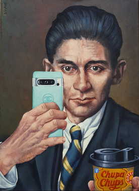 Guido Sieber: Selfie Herr K, 2024