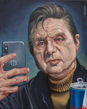 Guido Sieber: Selfie Mr B., 2024