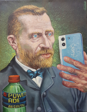 Guido Sieber: Selfie Herr v. G., 2024